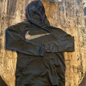 Black Nike hooded sweatshirt